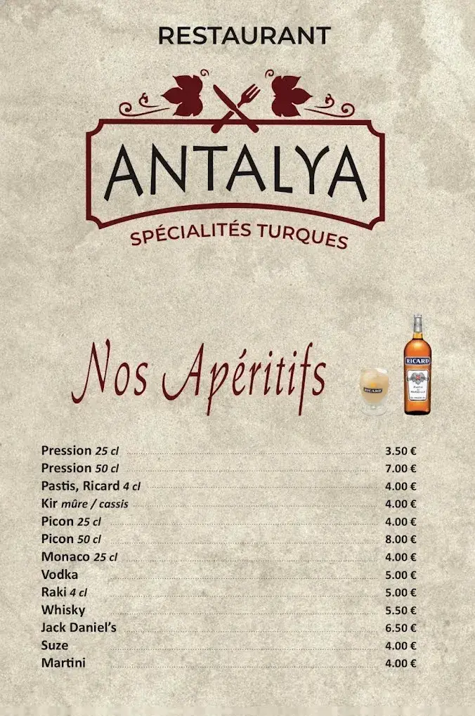 Nos Apéritifs